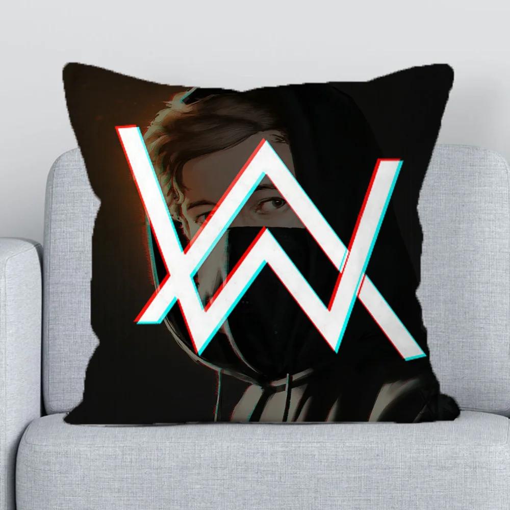 A-Alan Walker Decorative Pillows for Sofa Body Pillow Cover 45x45 Pillowcase 45*45 Pillowcases 40x40 Lounge Chairs Cushions Hugs
