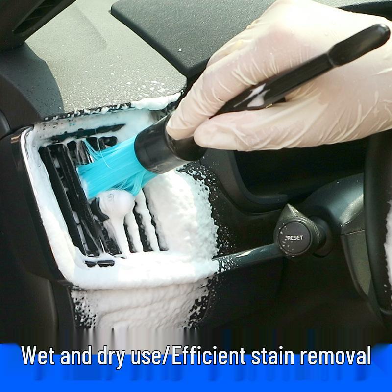 Yellow Nylon Bristle Car Engine & Grille Cleaning Brush