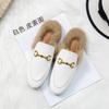 Women's WD Furry Slippers: Cozy Autumn/Winter Half-Slippers, 2024 Celeb Style, Versatile & Comfortable