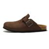 Autumn Winter New Unisex Cork Slippers - Toe-Covered Design for Men & Women, Frosted Finish Beach Sandals Suitable for Outdoor Wear KWN