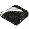 Stars Treks The Next Generation Resistance Is Futile Borg Flannel Throw Blankets Blankets for Bed Office Warm Bedding Throws