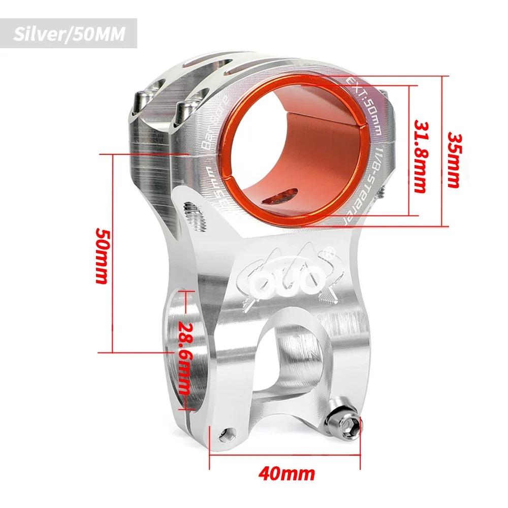 

Mountain Bike Colorful Stem Stem 35/31.8mm Adjustable Caliber CNC Downhill Bike Stem Road Bike Stem Folding Bike Stem black-35mm