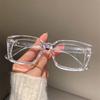 Fashion Square Glasses for Women Classic Blue Light Blocking Men Daily Life Stylish Brand Designer Eyewear
