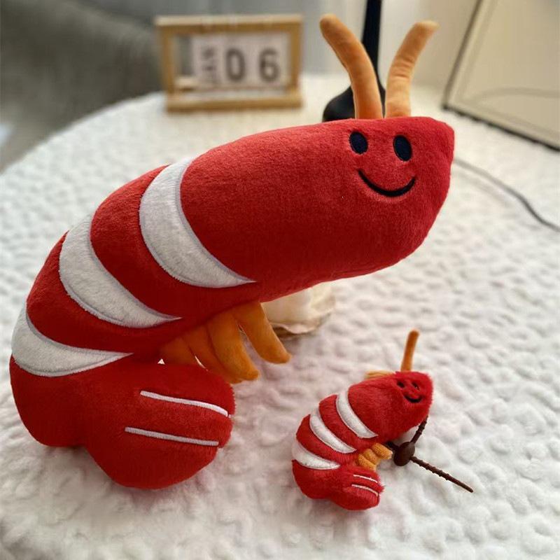 Seafood Animal Doll: King Crab & Sea Cucumber Figure - Ocean Park Souvenir 15cm Pendant (0.06kg)