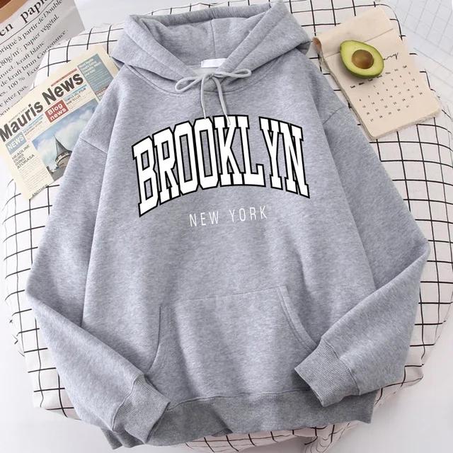 Brooklyn New York Print Hanorace pentru bărbați Haine de calitate la modă Trening clasic Simplicity Îmbrăcăminte Harajuku pentru bărbați