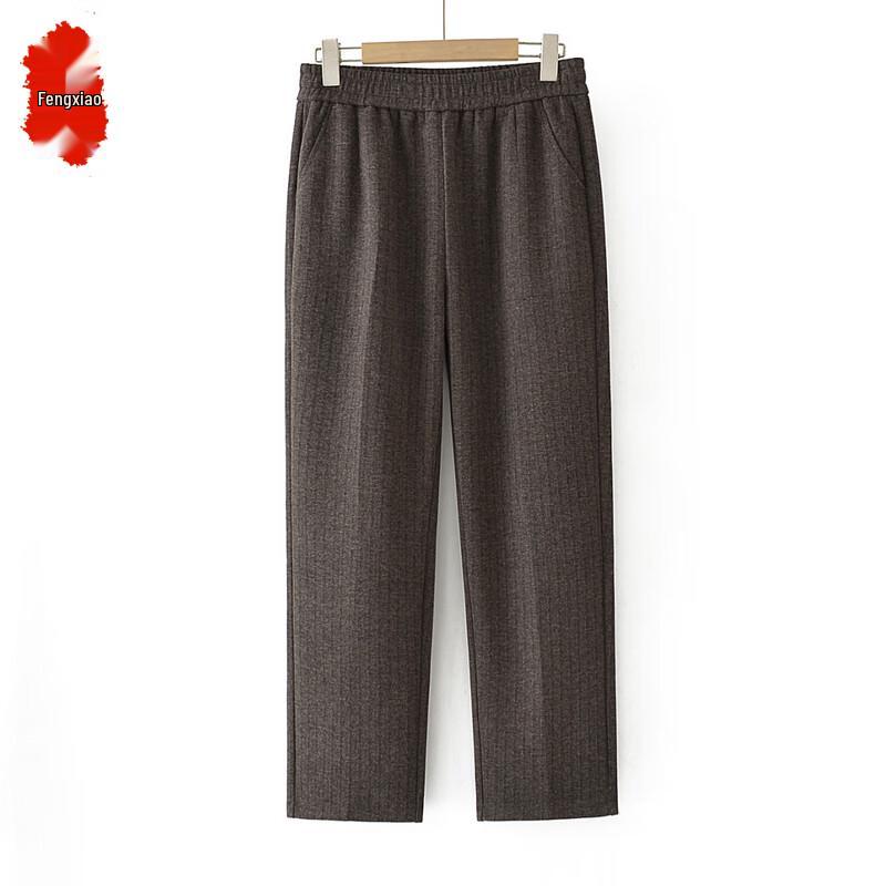 

Women s Senior Loose Straight-Leg Autumn/Winter Pants 3XL