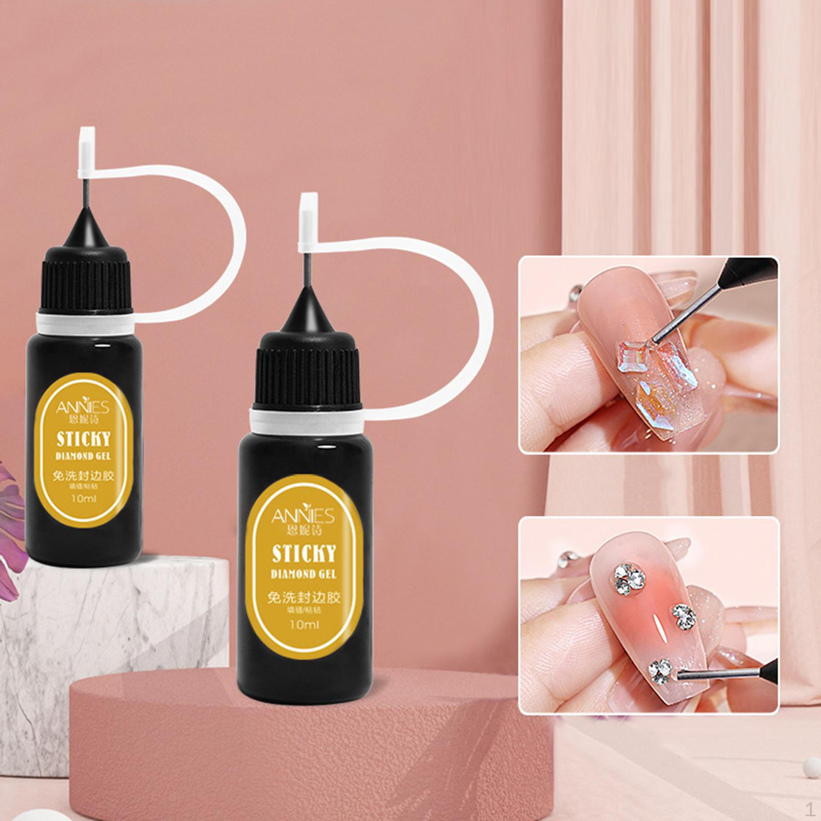 

Nail Rhinestone Glue Point Drill Gel for
