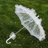 Romantic Bridal Umbrellas Ruffles Trim Craft Flowers Umbrellas New Floral Lace Umbrella