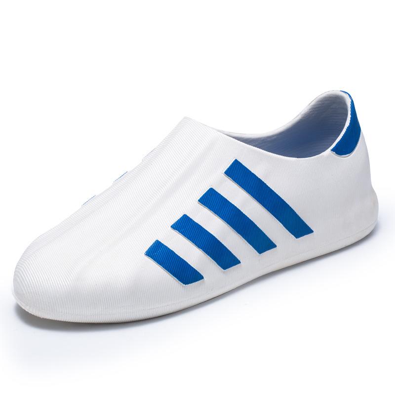 New Women's Summer Rain Shoes Lightweight Couple Outdoor Waterproof Shoes Men's Trend Locomotive Rubber Cover Shoes