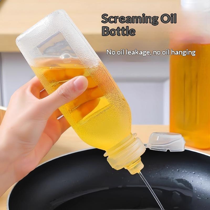 Food Grade Squeeze Oil Dispenser Bottle Leak Proof Drip Free Perfect For Home Kitchen Cooking Baking