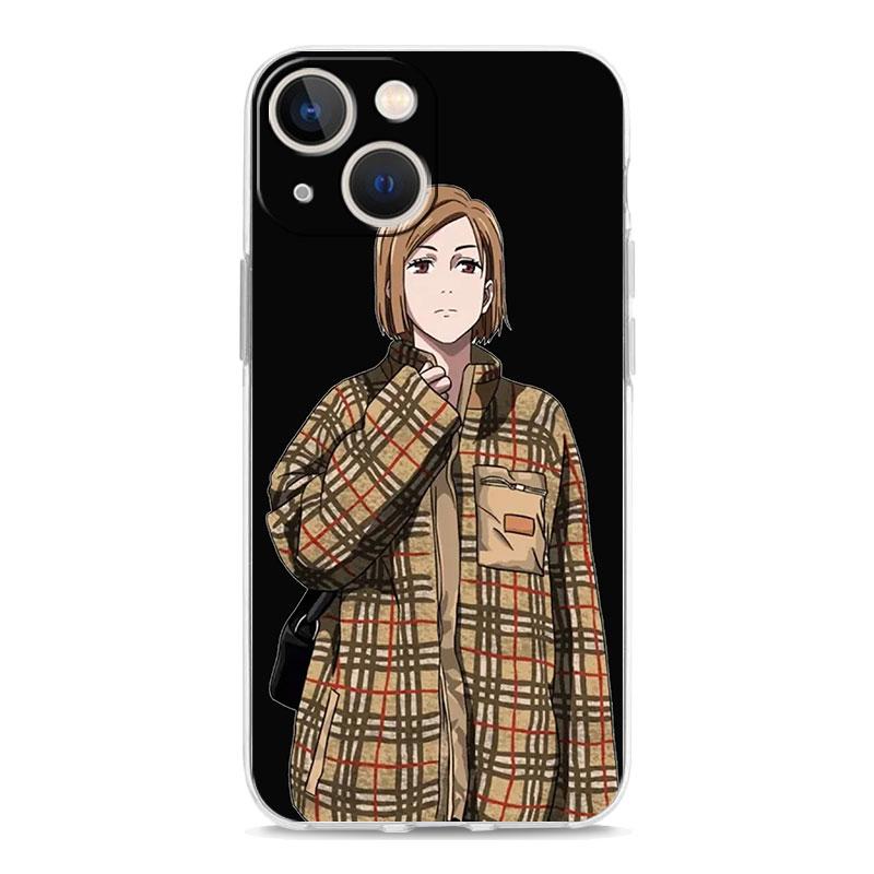 Fashion Jujutsu Kaisen Cool Luxury Clear Soft Phone Case For iPhone 14 13 12 11 Pro Max XS X XR SE 7 8 Plus Shockproof Cover