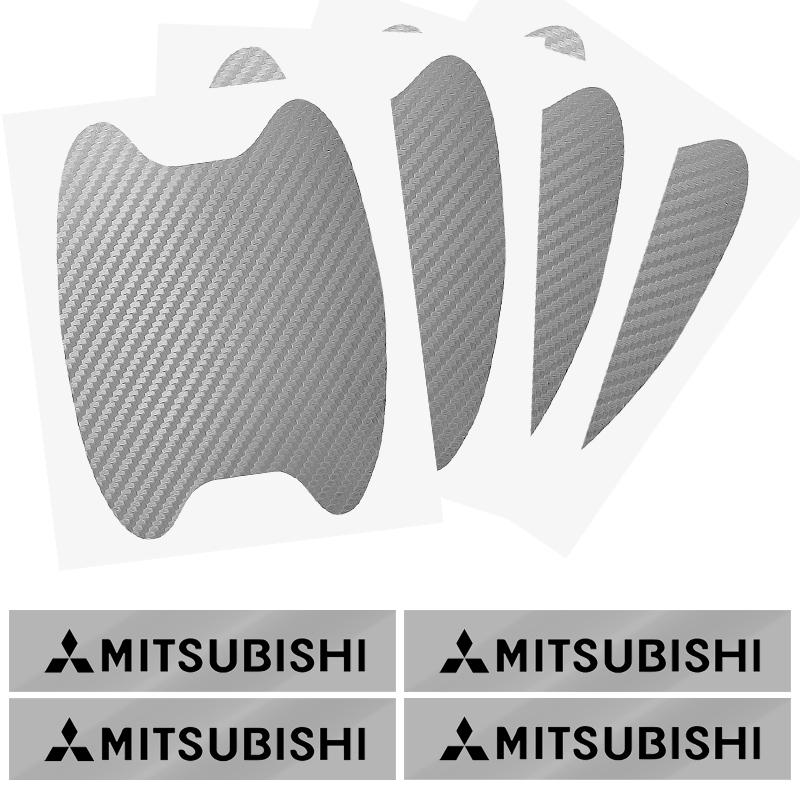 Autotür-Aufkleber Auto-Griff Kratzschutz-Schutzfolie Für Mitsubishi Outlander I200 Pajero Eclipse ASX Lancer Space Delica Ex