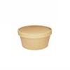 Disposable Kraft Paper Food Container with Lid