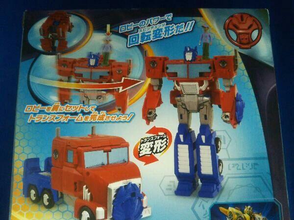 [USED] Figure / Takara Tomy / Spin Changer Optimus Prime & Robbie Transformers Earth Spark ESC-01
