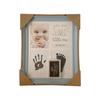 Newborn Hand and Foot Print Ornaments Full Moon 100 Day Photo Frame with Craft Ink Pad Home Decoration Baby Kids Birthday