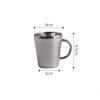 Coffee Cup Glass Cups Beer Mug Mate 304 Stainless Steel Cup Drinkware Drink Items Mugs Thermo Kitchen Dining Bar Home Garden