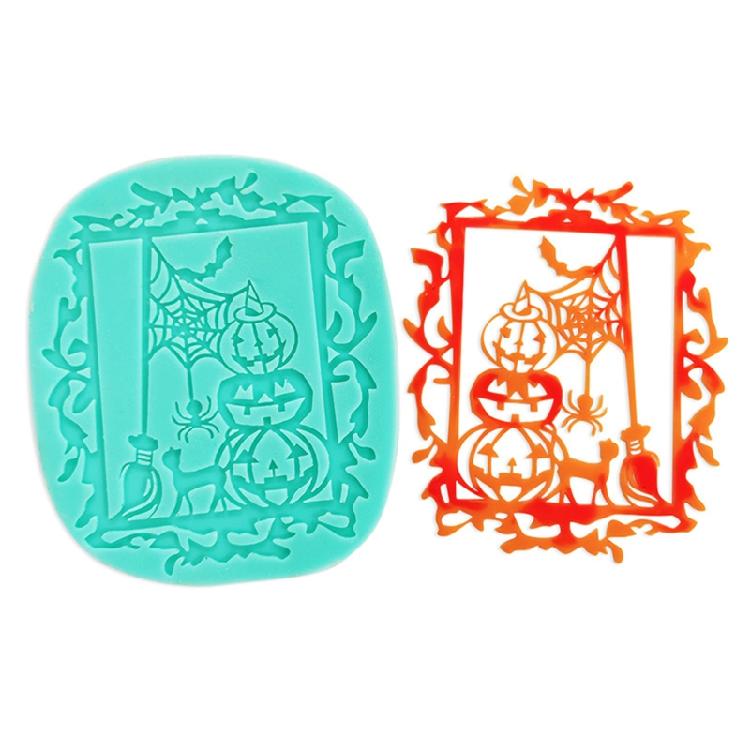 Halloween Fondant Mold Silicone Chocolate Candy Mold Cupcake Baking Tool Kitchen
