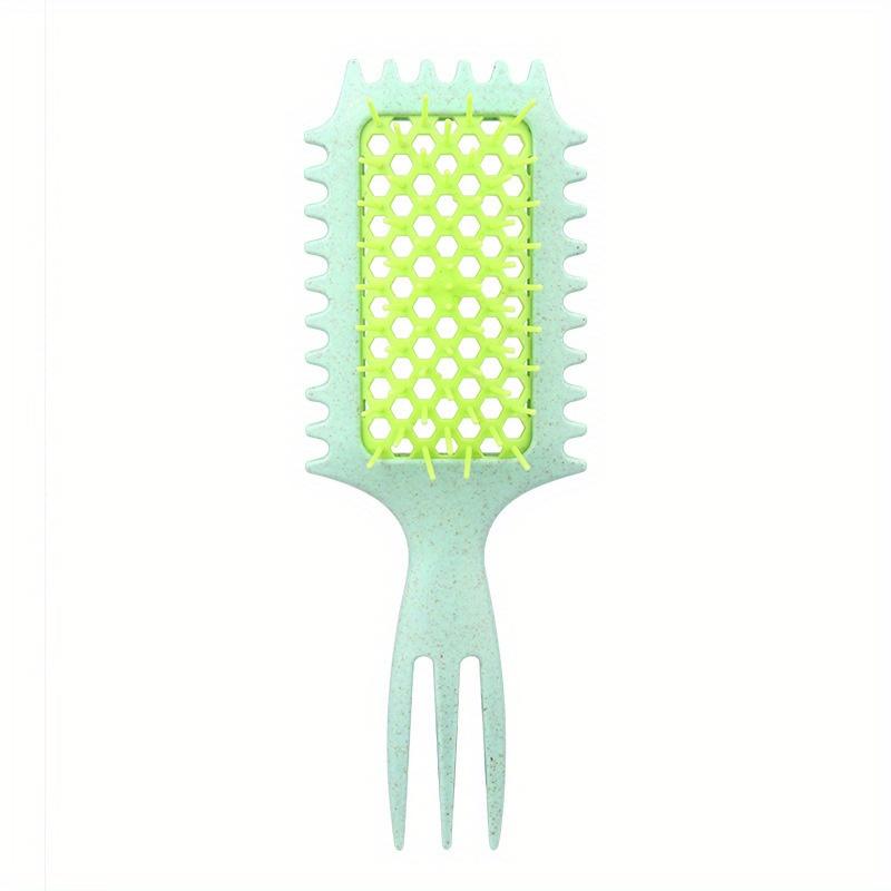 

3-in-1 Hair Roller Curling Brush - Multi-Tool for Voluminous, Curly & Wavy Hair - Includes Detangling Brush, Scalp Massage Brush & Thinning Brush