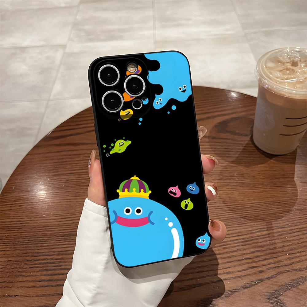 D-Dragon Quest Slime Phone Case For 17 Pro Max Iphone 14 Pro Max 12 16 15 13 Pro 11 Xr X Xs 8 7 Plus Back Cover