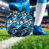 Demon Slayer Printed Size 5 Standard Football, Waterproof PU Training Soccer Ball for Outdoor Sports