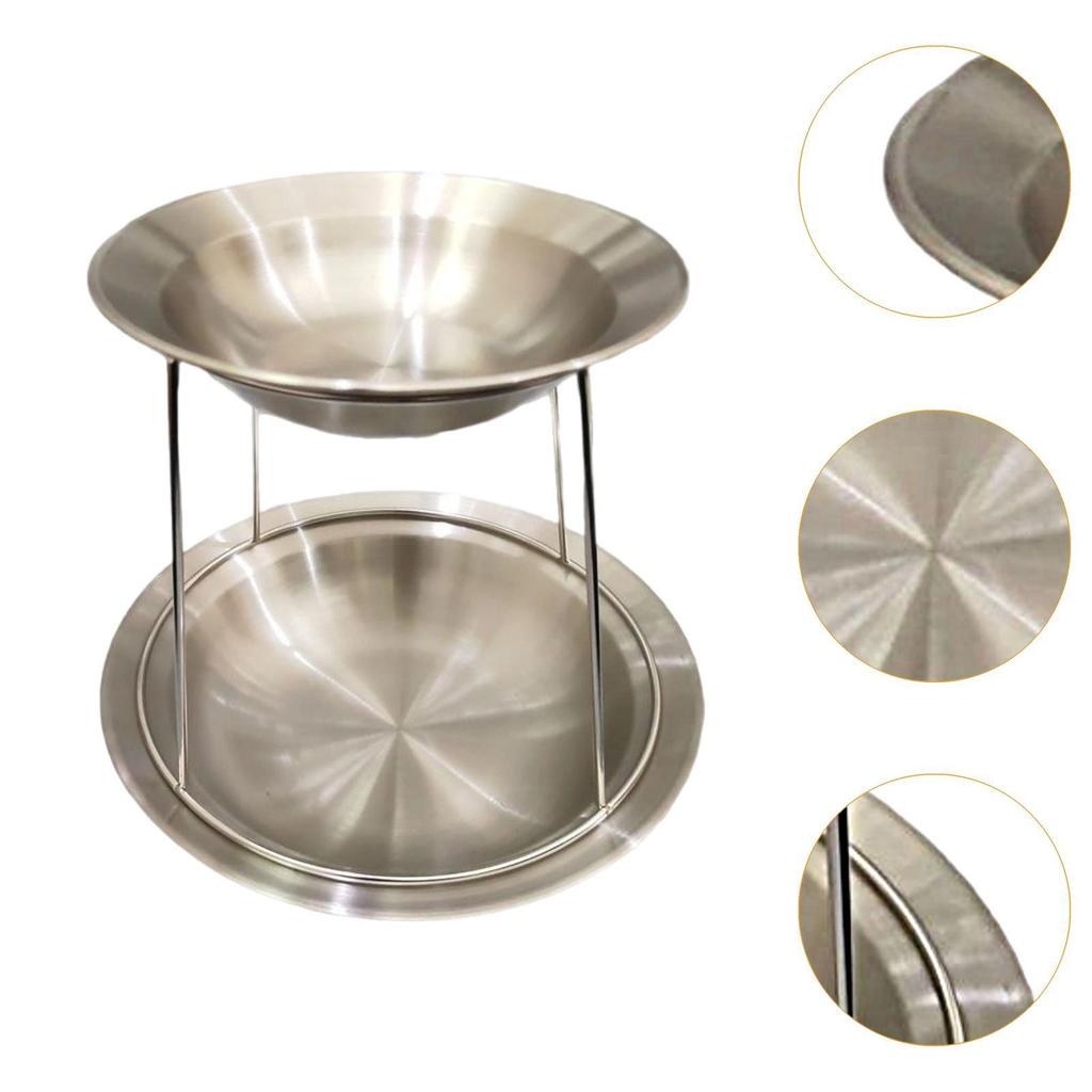 Seafood Tower 2 Tier Food Presentation Plate Trendy Versatile Seafood Tray Rack