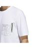 Adidas City Escape Graphic Pocket Short Sleeve ENC41 White Medium T-Shirt Men's (H49665)