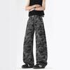 JYL Unisex Flare Jeans American Three-Stripe Winter Vintage Cleanfit High-Street Denim
