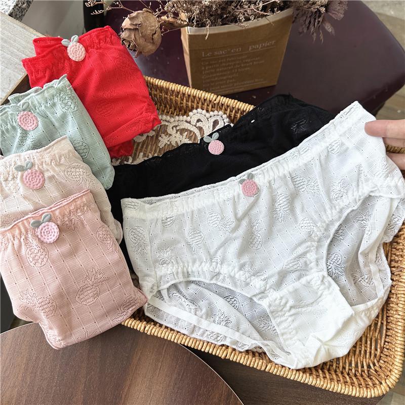 Clearance Ice Silk Lace Low-Rise Women's Panties