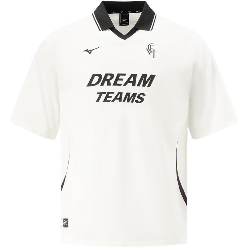 

MIZUNO 2025 Spring/Summer Loose Breathable Football POLO T-Shirt 2XL
