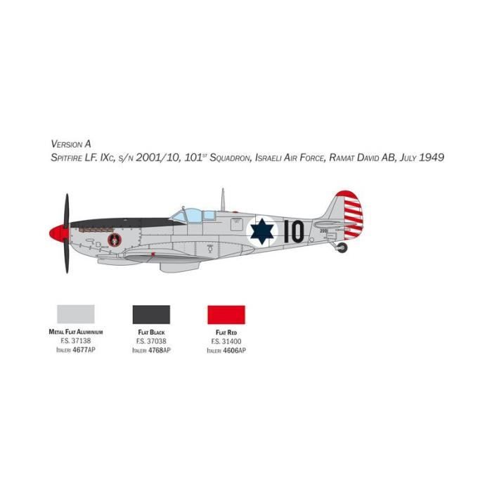 Italeri - maquette avion spitfire mk. ix italeri 2804 1/48ème maquette char promo - ref : 12985