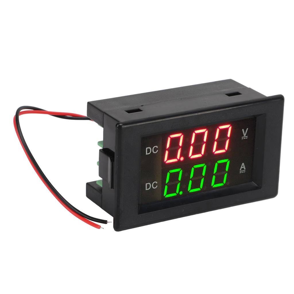 YB4835VA Digital Voltmeter Ammeter DC 600V 100A Decimal Point Automatic Shift Dual Display Current Voltmeter