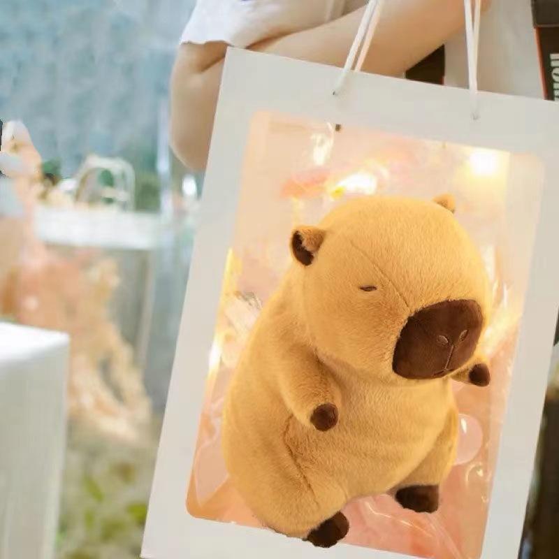 Internet celebrity explosion kapibara capybara plush doll cute guinea pig doll grab machine doll give girl birthday gift