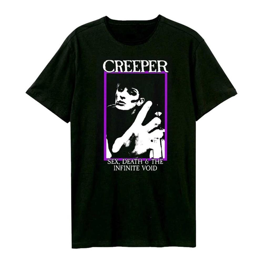 

Горячая футболка с принтом группы Creeper для мужчин и женщин, для фанатов, унисекс, NZ702 M