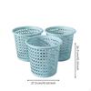 Papelera, Contenedor de Basura de Alta Capacidad, Diseño Moderno para Cocina, Oficina, Dormitorio Azul Grande