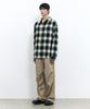 INSILENCE Vintage Print Military Pants Sand Beige