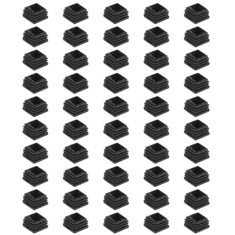 

Good-Chair Leg Plastic Blanking End Cap Square Tube Insert Black 20Mmx20mm 50Pcs чорний