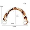 1PC Resin Handle Wallet Frame Kiss Buckle Woven Bag Handbag Crochet Bag Handle DIY Handicraft Accessories