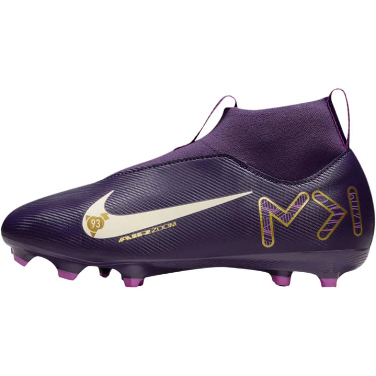 

Килиан Мбаппе x Nike Zoom Mercurial Superfly 10 Academy MG GS Гранд Пурпурный Детские Кроссовки Бледно-Слоновая Кость HF3417-500 36.5