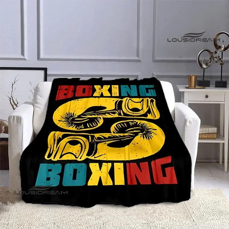 3D Boxing Printing Blanket blankets for beds Flange Warm blanket Home travel blankets bed linings birthday gift