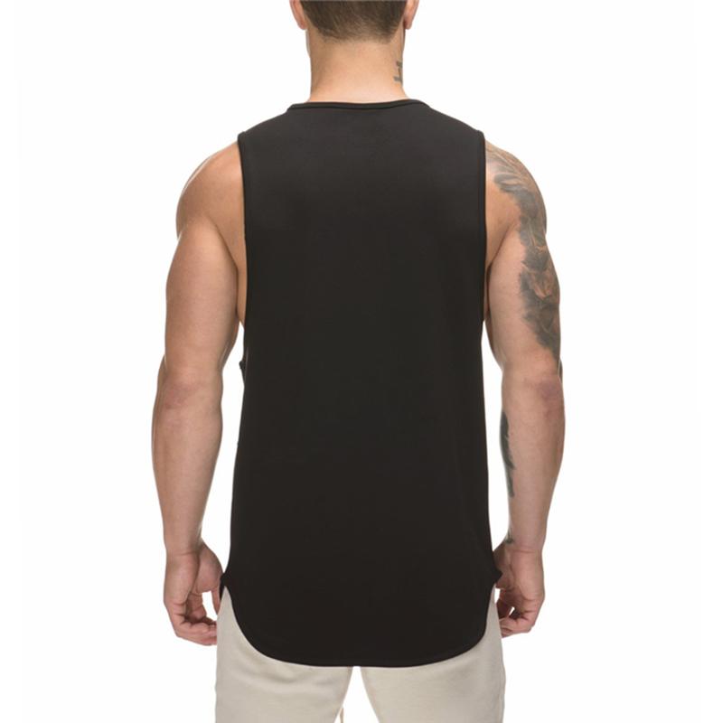 Muscleguys Running Vests Men Space Astronaut Funny Print Bodybuilding Tank Tops Mesh Quick Dry Gym Fitness Sports Workout Sleeveless Shirt