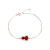 Gourd Bracelet Female Natal Fulu Red Rope Hand Rope Retro Agate Inlay