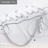 1PCS Luxurious Diamond DIY Heart Star Pearl Shoe Chain Punk Original Detachable Studded Pentagram Shoe Accessories Jewelry Penda