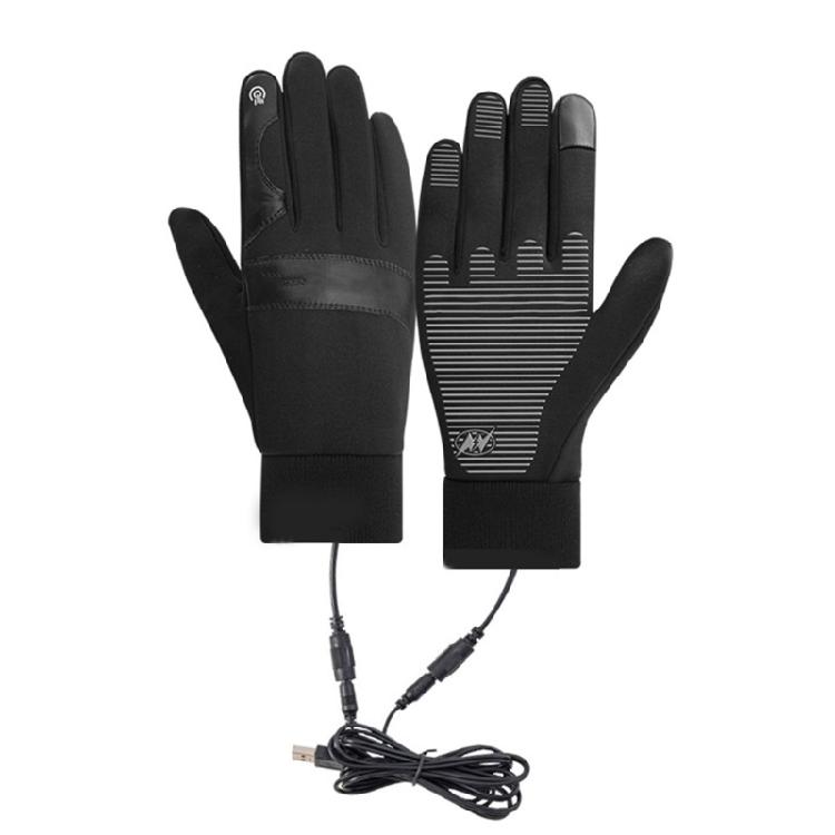 

USB-грілки для рук (рукавички) для чоловіків та жінок, в язані грілки з USB-зарядкою, водостійкі рукавички-рукавички для зігріву рук, рукавички на весь палець XL