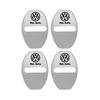 T23-For Volkswagen VW Golf 5 4 Polo Passat Jetta Touran CADDY Rline Car Styling 3D Car Door Lock Cover Protective Decoration Sticker