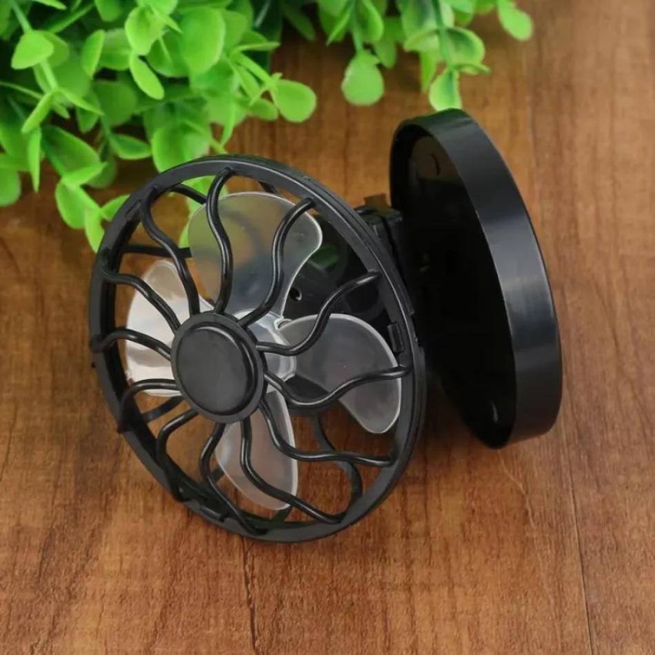 1 Pcs Clip Type Outdoor Solar Fan Portable Mini Fan Outdoors Tool Hiking Accessories Camping Equipment Multi Tool