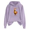 Women's Fashionable Casual Long Sleeve Hooded Printed Sweatshirt