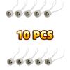 10/50 PCS MR16 Ceramic Socket Holder with Metal Bracket and Wire for MR16 Halogen Incandescent Light Bulb