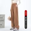 Autumn and Winter Velvet Loose Corset Sweatpants New Autumn Clothing Small Casual Spice Girl Style Women's Pants