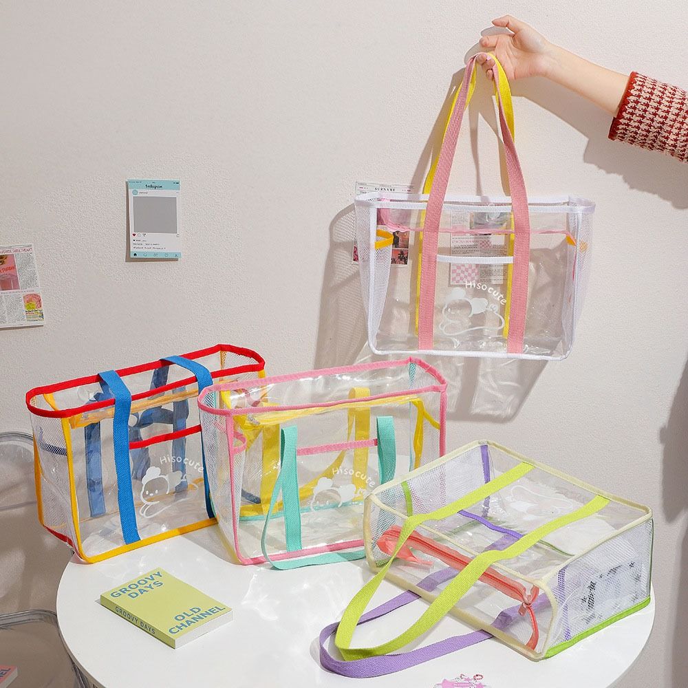 

Large Capacity Beach Bag PVC Storage Bag High-quality Single Shoulder Bag