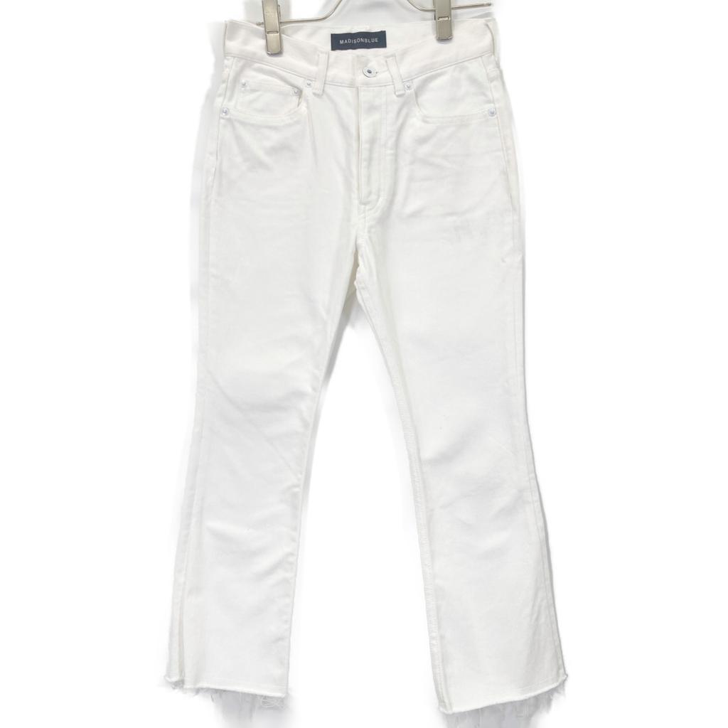 MADISON BLUE White MB999-3001 Denim Pants Bottoms OO whiteUsed